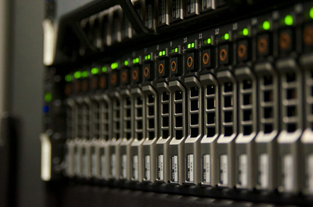 Server-Detailaufnahme.