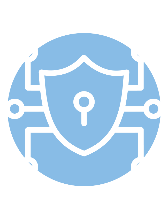 Icon Computersicherheit.