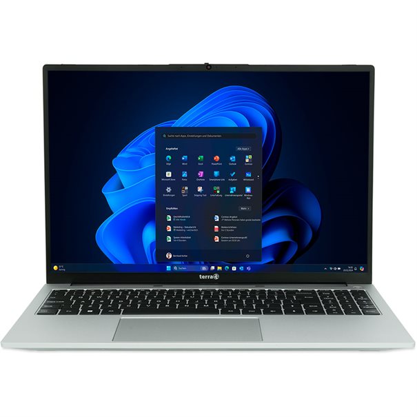 Abbildung eines Terra-Laptops auf weißem Hintergrund.